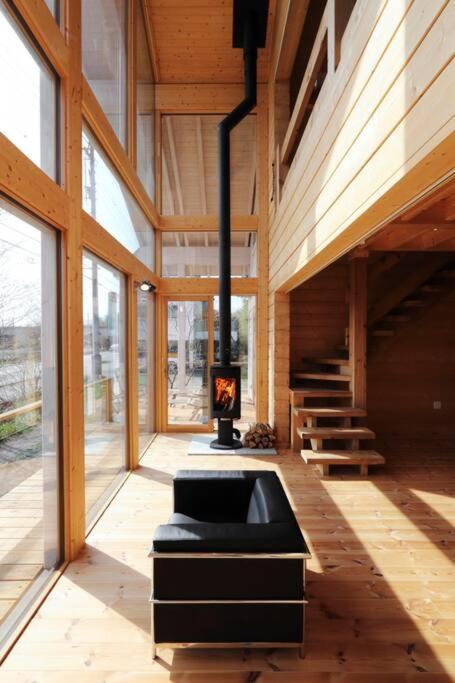 浅間山を眺めるフインランドログハウス Karuizawa Ngoại thất bức ảnh